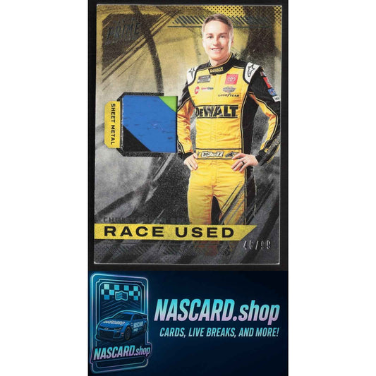 2023 Panini Prime Christopher Bell Race Used Sheet Metal #/99 Three Color