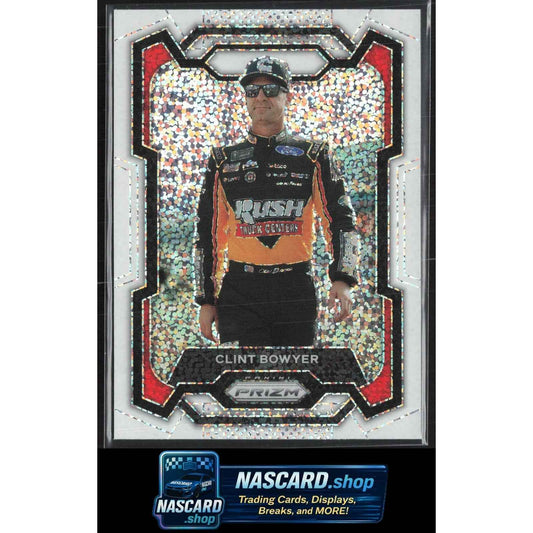 2024 Panini Prizm #3 Clint Bowyer White Sparkle