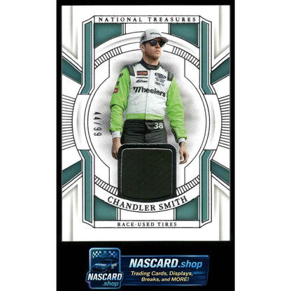 2024 Panini National Treasures #RUT-CST Chandler Smith Race Used Tires #/99
