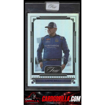 2025 Panini Turn Four #94 Layne Riggs Blue #/5