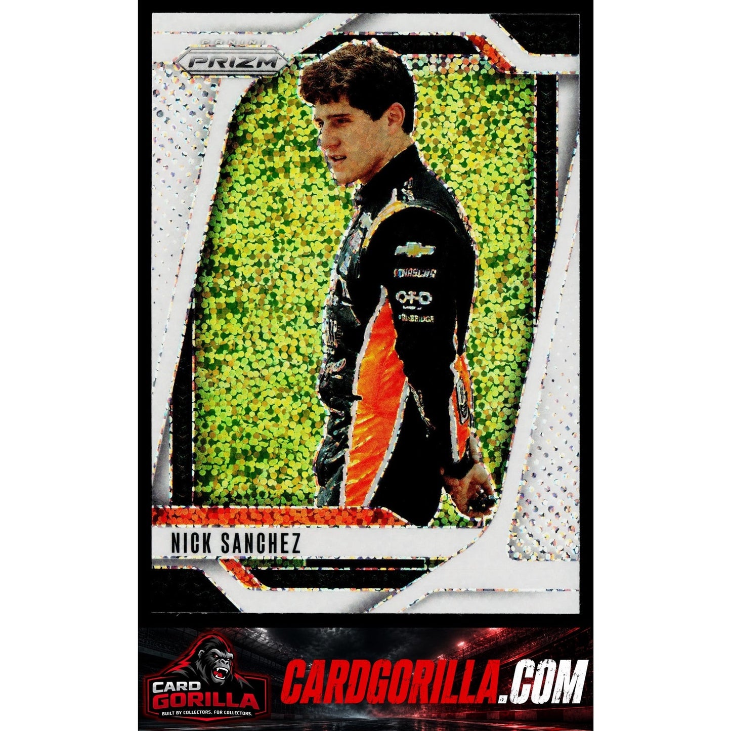 2025 Panini Prizm #72 Nick Sanchez White Sparkle