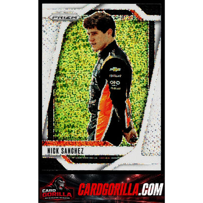 2025 Panini Prizm #72 Nick Sanchez White Sparkle