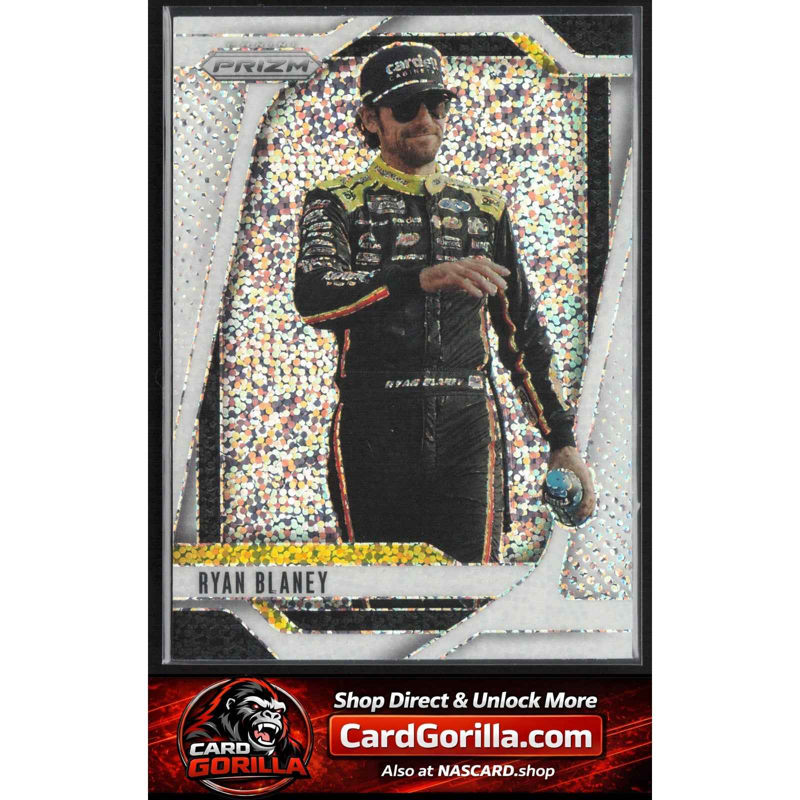 2025 Panini Prizm #12 Ryan Blaney White Sparkle