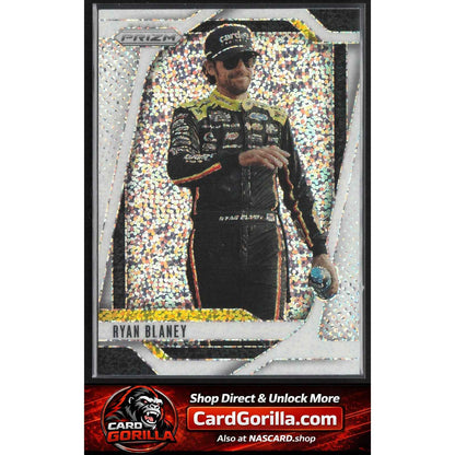2025 Panini Prizm #12 Ryan Blaney White Sparkle