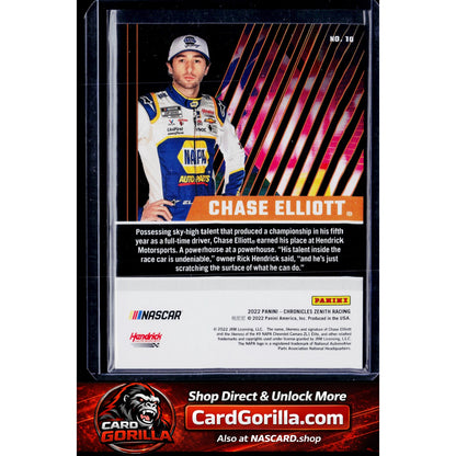 2022 Panini Chronicles #10 Chase Elliott Zenith Blue #/199