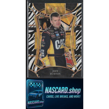 2024 Panini Select #267 Jeff Burton Zebra Prizms