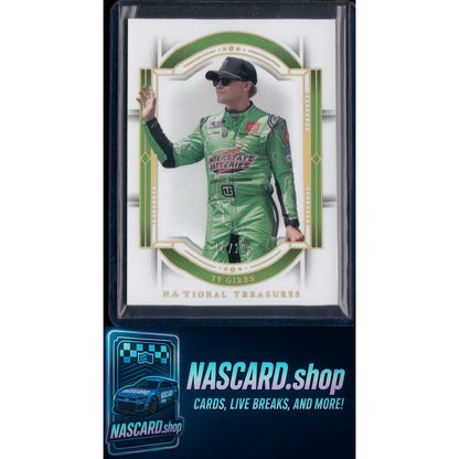 2024 Panini National Treasures #7 Ty Gibbs Holo Gold #/10