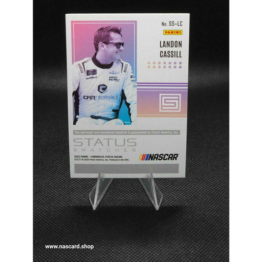2023 Panini Chronicles Status Swatches #SS-LC Landon Cassill Race Worn / Used - NASCARD.shop