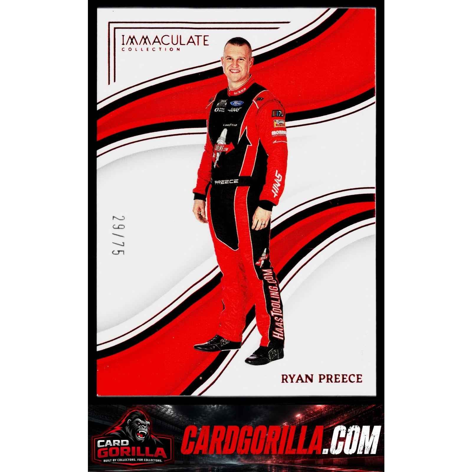 2023 Panini Chronicles #81 Ryan Preece Immaculate Red #/75