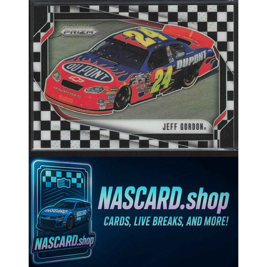 2025 Panini Prizm #101 Jeff Gordon Checkered Flag #/75