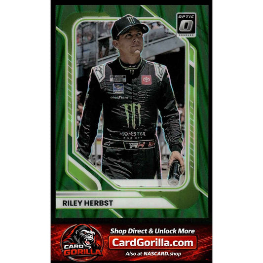 2026 Donruss #68 Riley Herbst Optic Green Swirl #/7