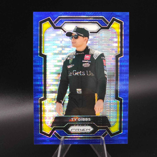 2024 Panini Prizm Racing Blue Pulsar #4 Ty Gibbs /75 - NASCARD.shop