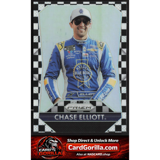 2025 Panini Prizm #159 Chase Elliott Checkered Flag #/75