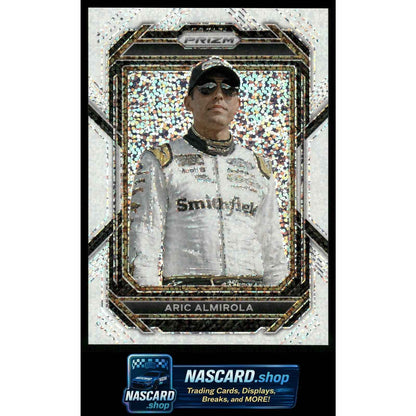 2023 Panini Prizm #87 Aric Almirola White Sparkle Prizm