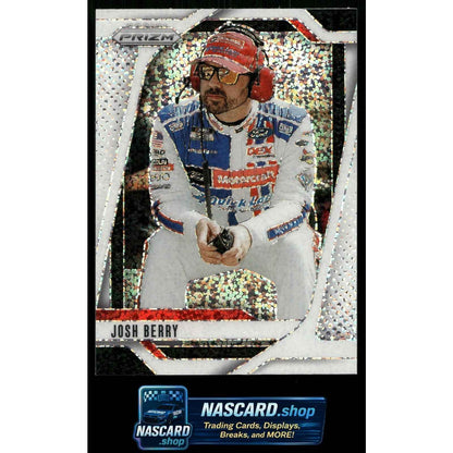 2025 Panini Prizm #82 Josh Berry White Sparkle