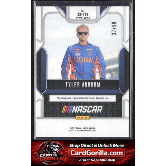 2025 Panini Prizm #SS-TAK Tyler Ankrum Sensational Signatures Red #/99