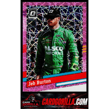 2024 Donruss #107 Jeb Burton Optic Pink Velocity #/79