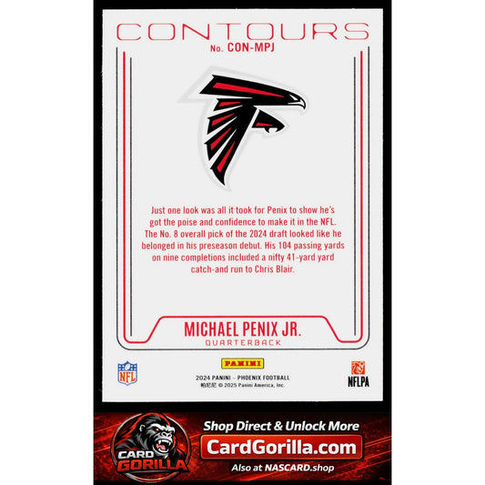2024 Panini Phoenix #CON-MPJ Michael Penix Jr. Contours