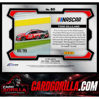 2024 Panini Prizm #60 Todd Gilliland Purple #/99