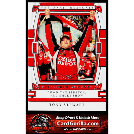 2023 Panini National Treasures #TM-TS Tony Stewart Treasured Moments #/99