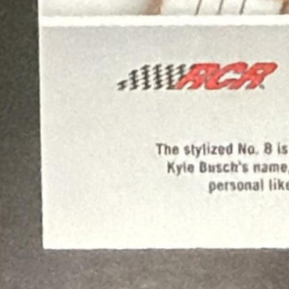 2026 Panini Select NASCAR Kyle Busch #257 Set - Trackside Silver Logo
