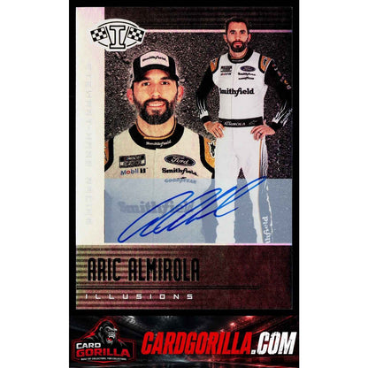 2020 Panini Chronicles #14 Aric Almirola Illusions Autographs Gold #/10