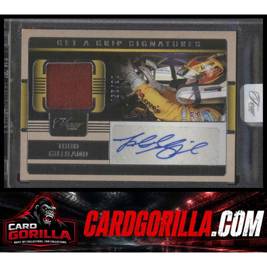 2025 Panini Turn Four #GGS-TGD Todd Gilliland Get a Grip Signatures #/25