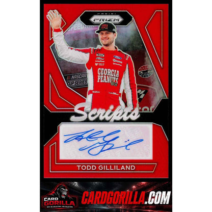 2024 Panini Prizm #S-TGD Todd Gilliland Scripts Red #/99