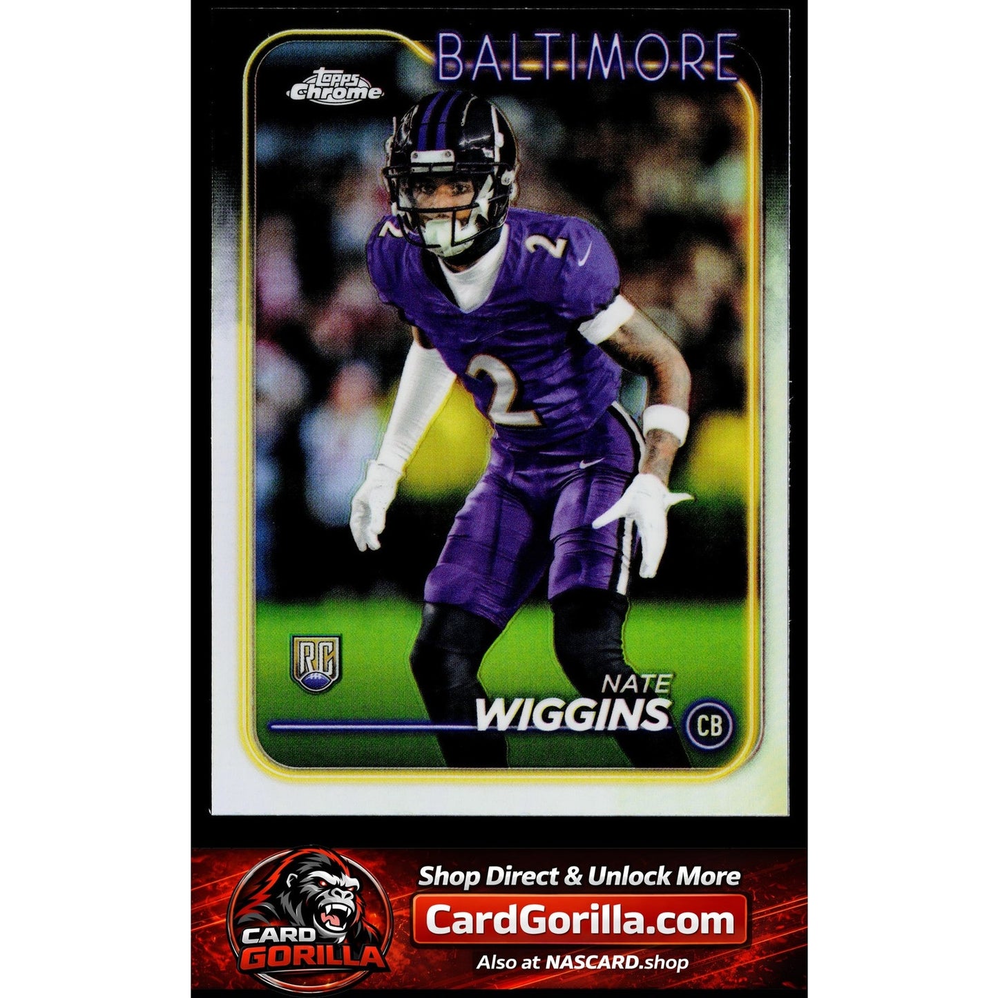 2024 Topps Chrome #227 Nate Wiggins Refractor
