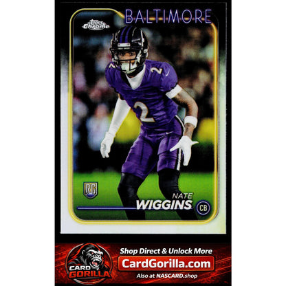 2024 Topps Chrome #227 Nate Wiggins Refractor