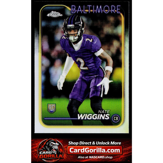 2024 Topps Chrome #227 Nate Wiggins Refractor