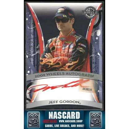 2009 Press Pass Wheels Autographs Certified Authentic Jeff Gordon /25 - NASCARD.shop