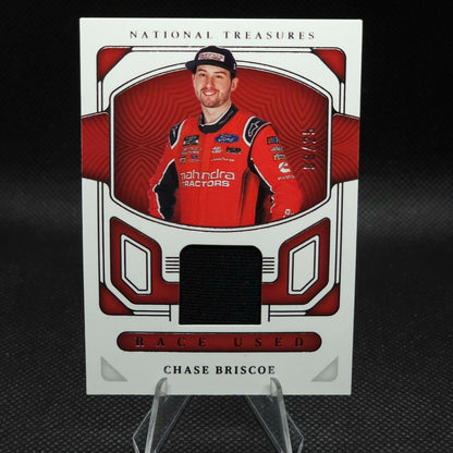 2023 Panini National Treasures Race Used Glove #RU-CBS Chase Briscoe 06/25 - NASCARD.shop