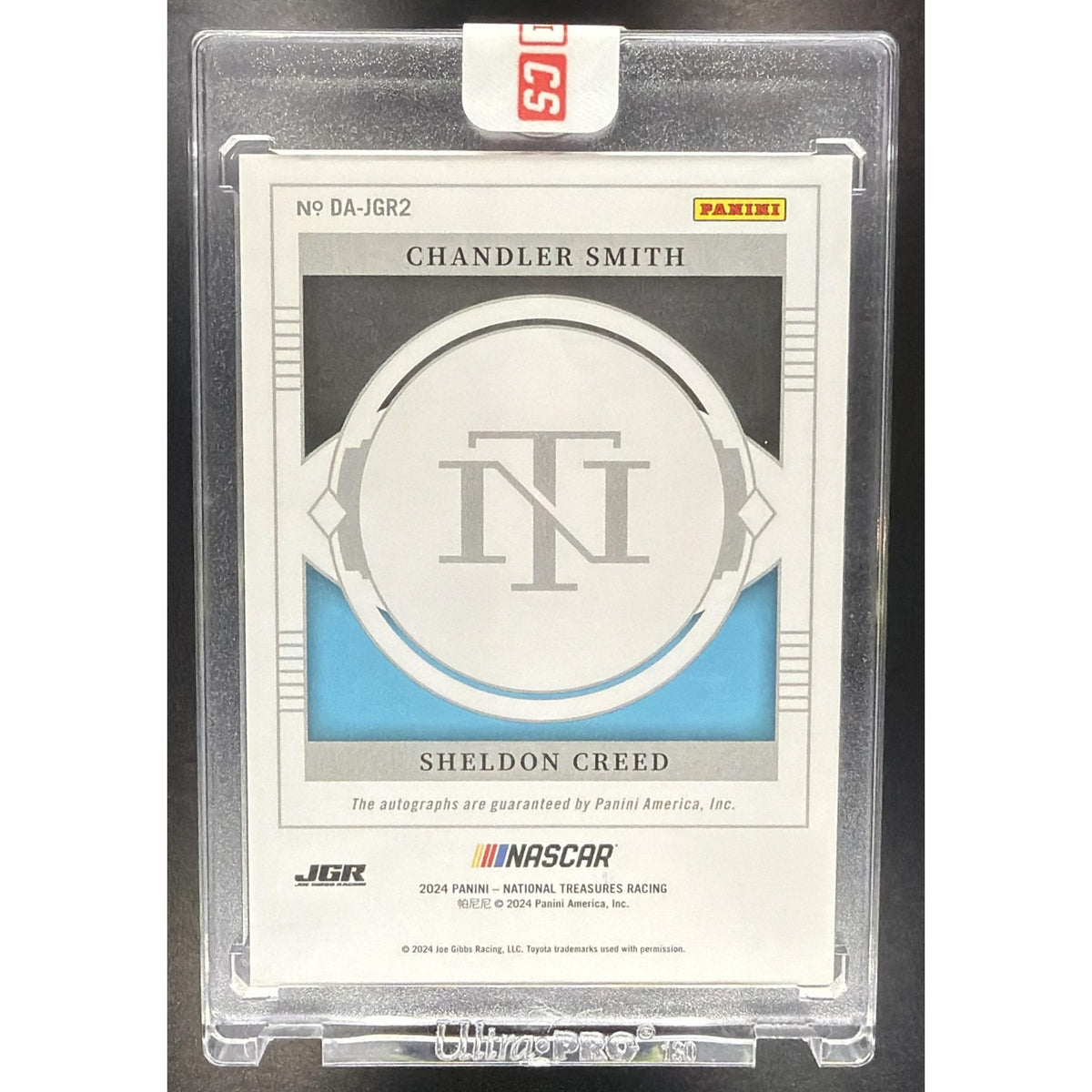 2024 Panini National Treasures Sheldon Creed Chandler Smith #20 Dual Auto 2/99