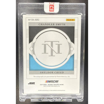 2024 Panini National Treasures Sheldon Creed Chandler Smith #20 Dual Auto 2/99