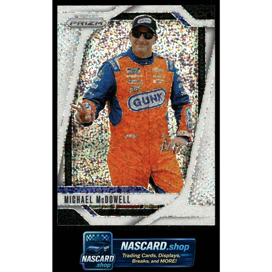 2025 Panini Prizm #33 Michael McDowell White Sparkle