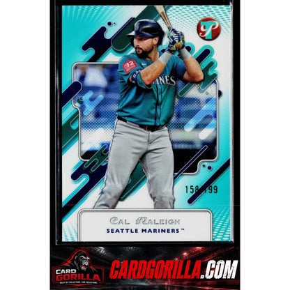 2025 Topps Pristine #234 Cal Raleigh Pristine Aqua Refractors #/199
