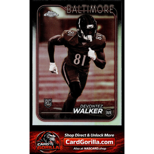 2024 Topps Chrome #287 Devontez Walker Sepia Refractor