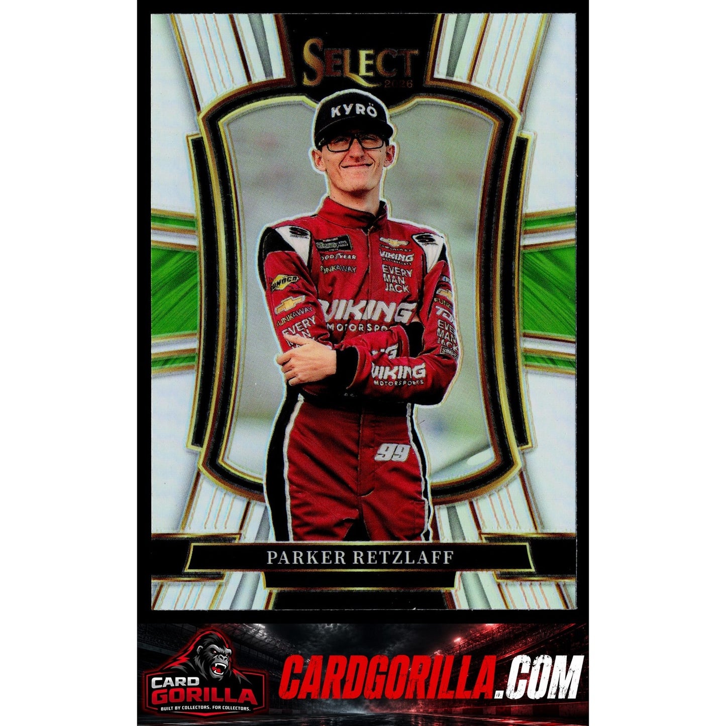2026 Panini Select #217 Parker Retzlaff Trackside Silver Prizms Case Hit!