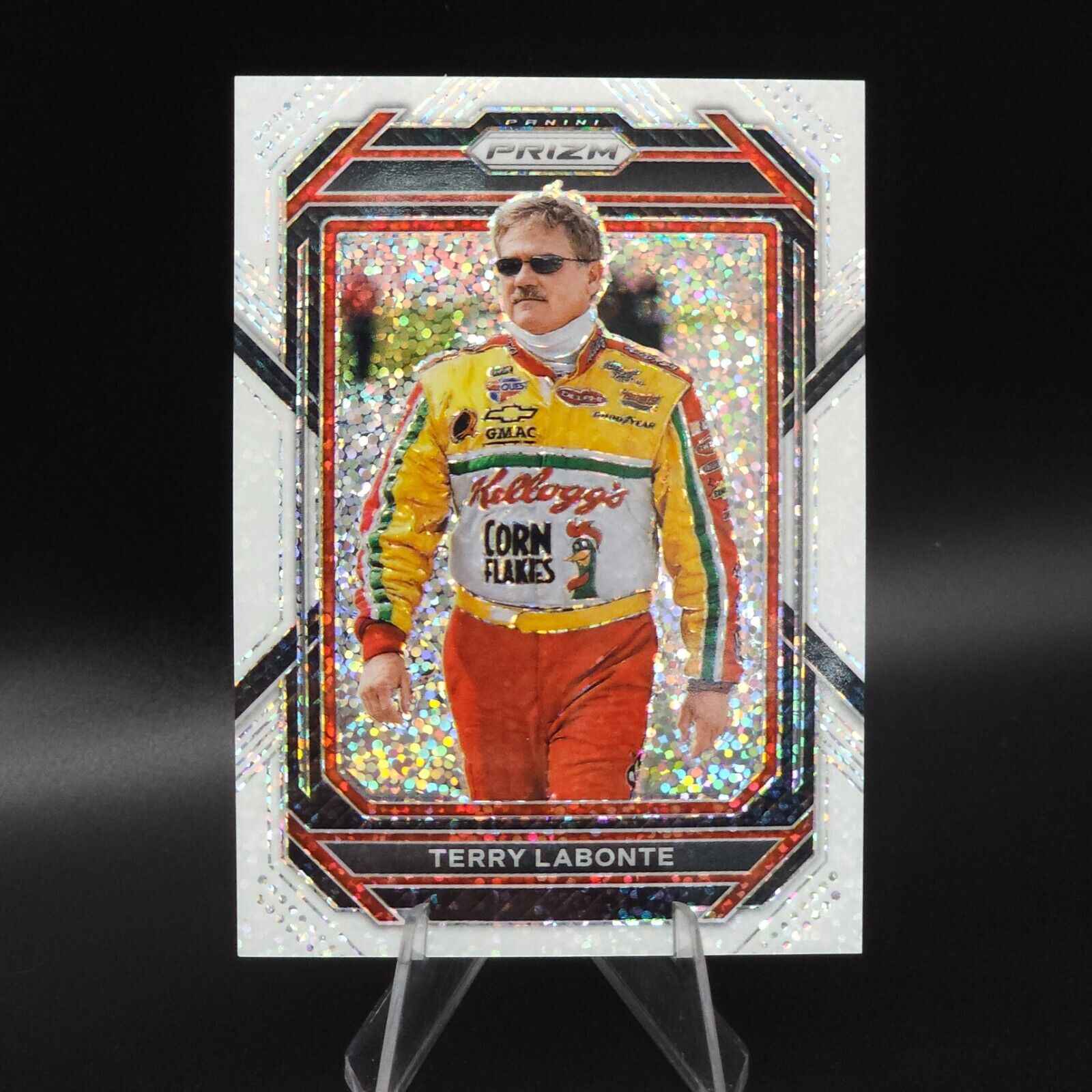 2023 Panini Prizm - White Sparkle Prizm #48 Terry Labonte - NASCARD.shop