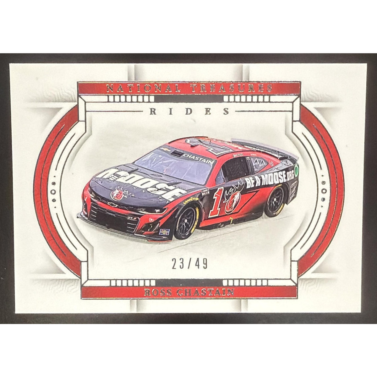 2024 Panini National Treasures Ross Chastain #66 Rides 23/49