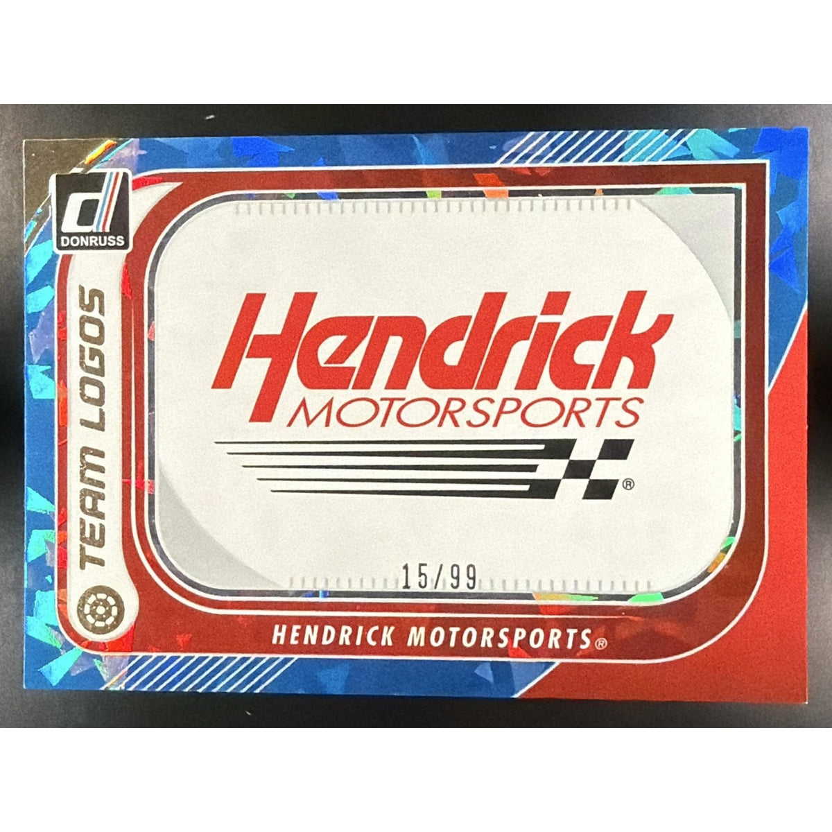 2026 Panini Donruss NASCAR Hendrick Motorsports Team Logos Carolina Blue Ice /99