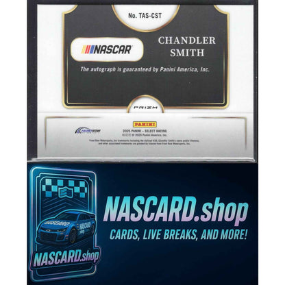 2025 Panini Select #TAS-CST Chandler Smith Trackside Action Signatures