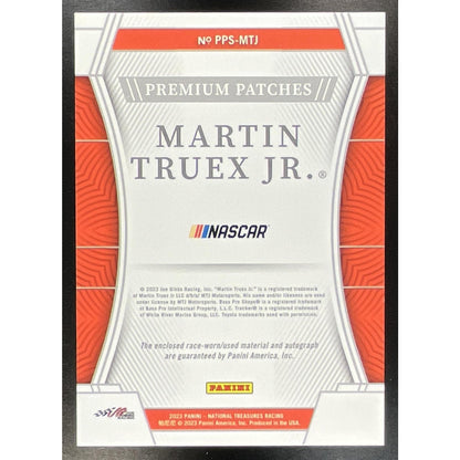 2023 National Treasures Martin Truex Jr Premium Patches Stars Stripes Silver /25