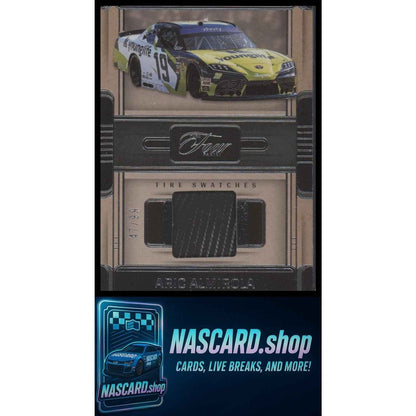 2025 Panini Turn Four #TS-AAL Aric Almirola Tire Swatches #/99