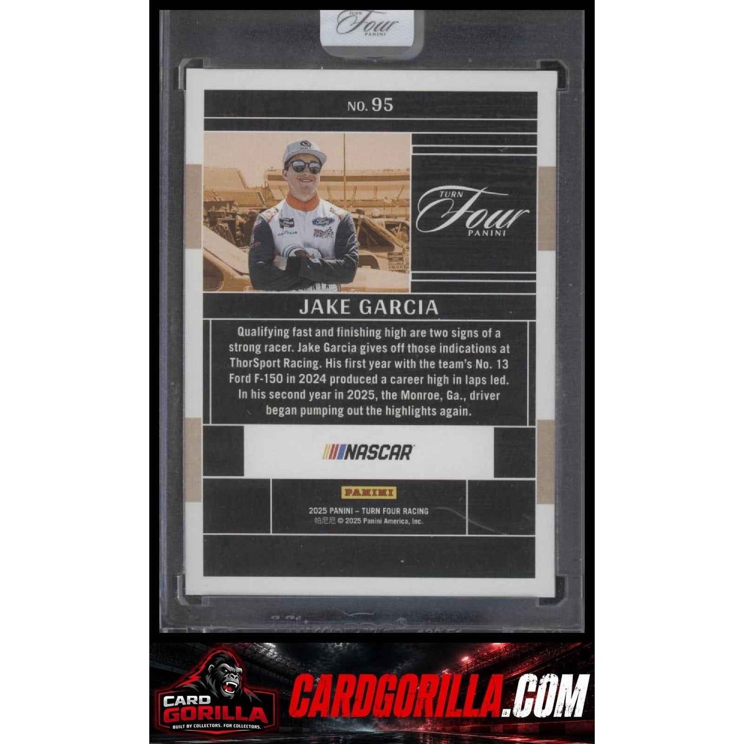 2025 Panini Turn Four #95 Jake Garcia #/75