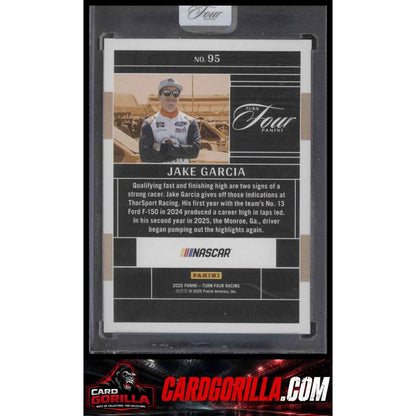 2025 Panini Turn Four #95 Jake Garcia #/75