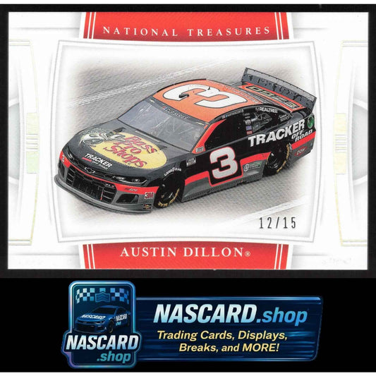 2020 Panini National Treasures #57 Austin Dillon Holo Silver #/15