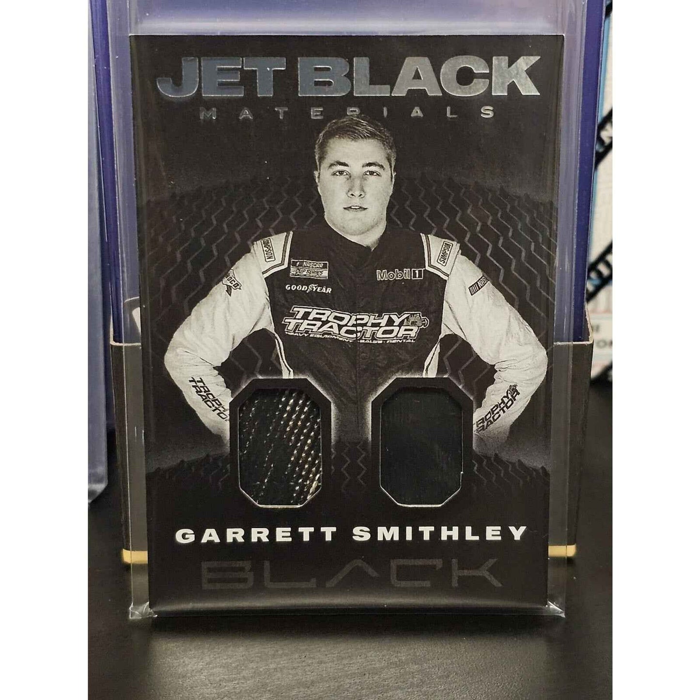 2021 Panini Chronicles Racing Jet Black Materials #JBM-GS Garrett Smithley - NASCARD.shop