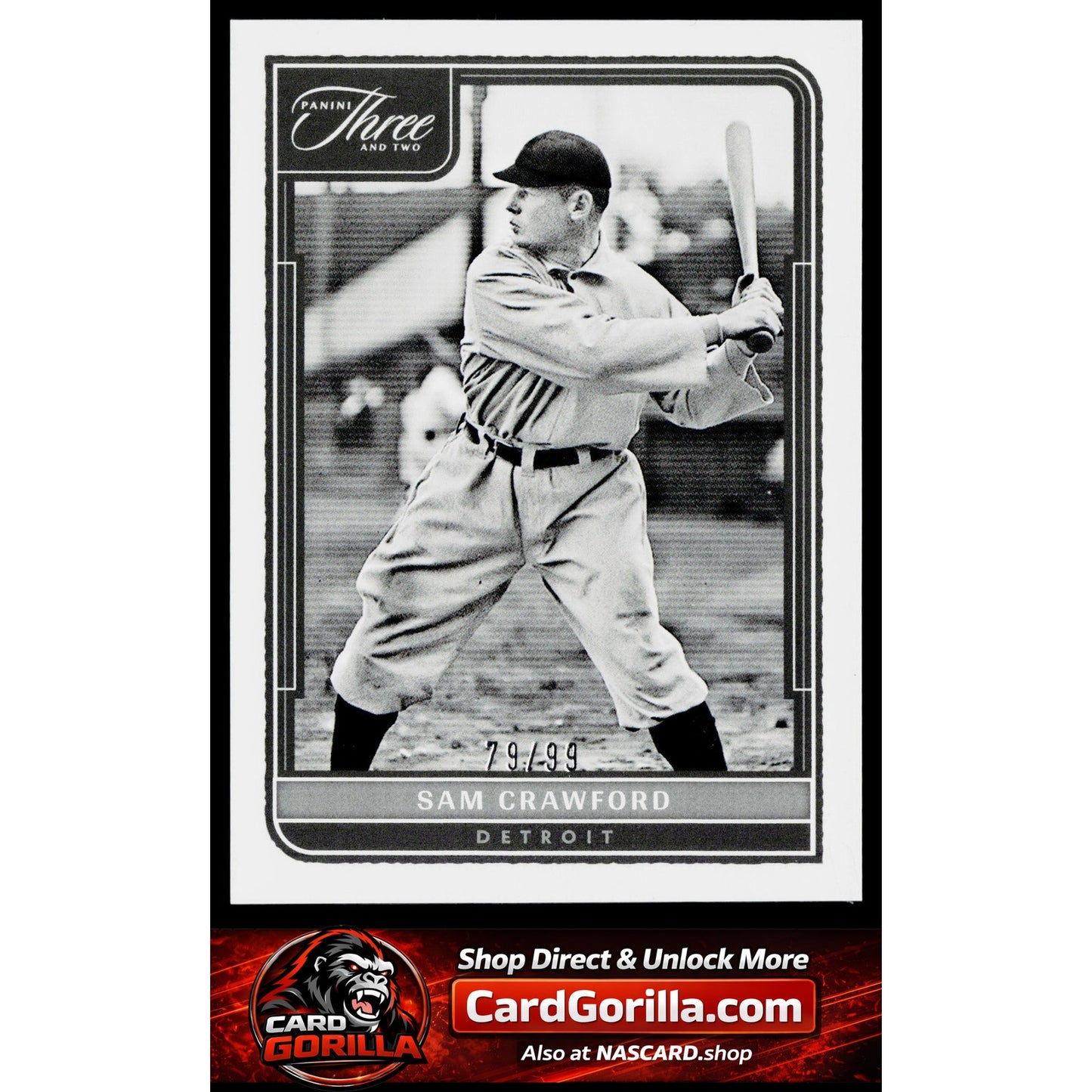 2022 Panini Three and Two #22 Sam Crawford #/99